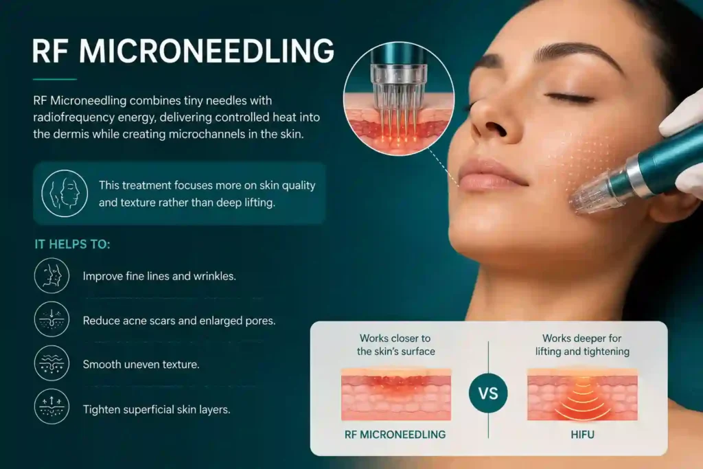 What Does RF Microneedling Do That HIFU Alone Cannot Hampton